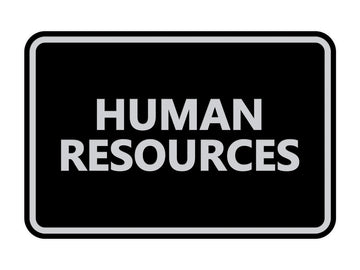 Signs ByLITA Classic Human Resources Sign